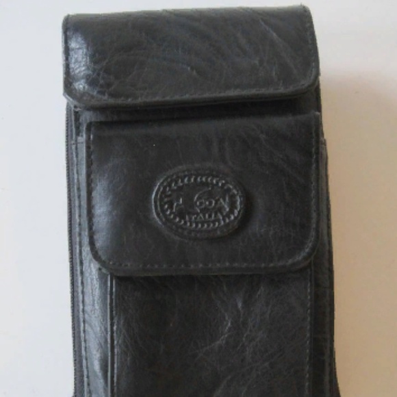 No brand Other - Vintage ITALIA Checkbook Clutch Wallet 8"x5" Mens